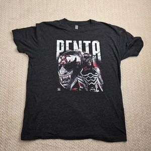 WWE Penta El Zero Miedo Wrestling Graphic T-Shirt Mens XL Charcoal Gray Heather